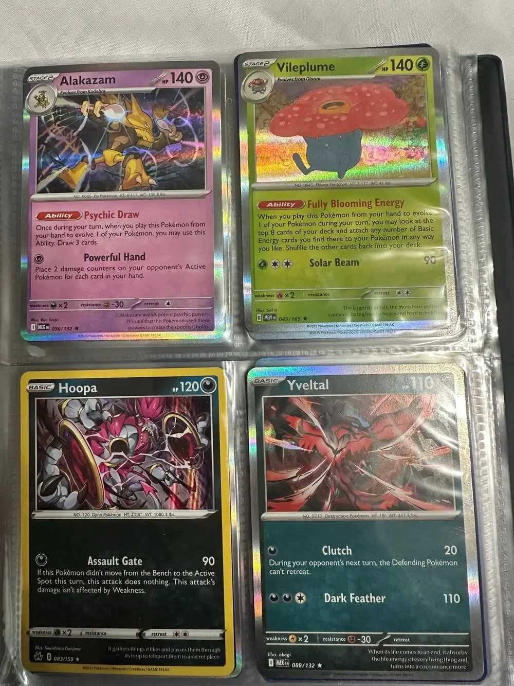 Lot of 80 holographic rare Pokemon cards.